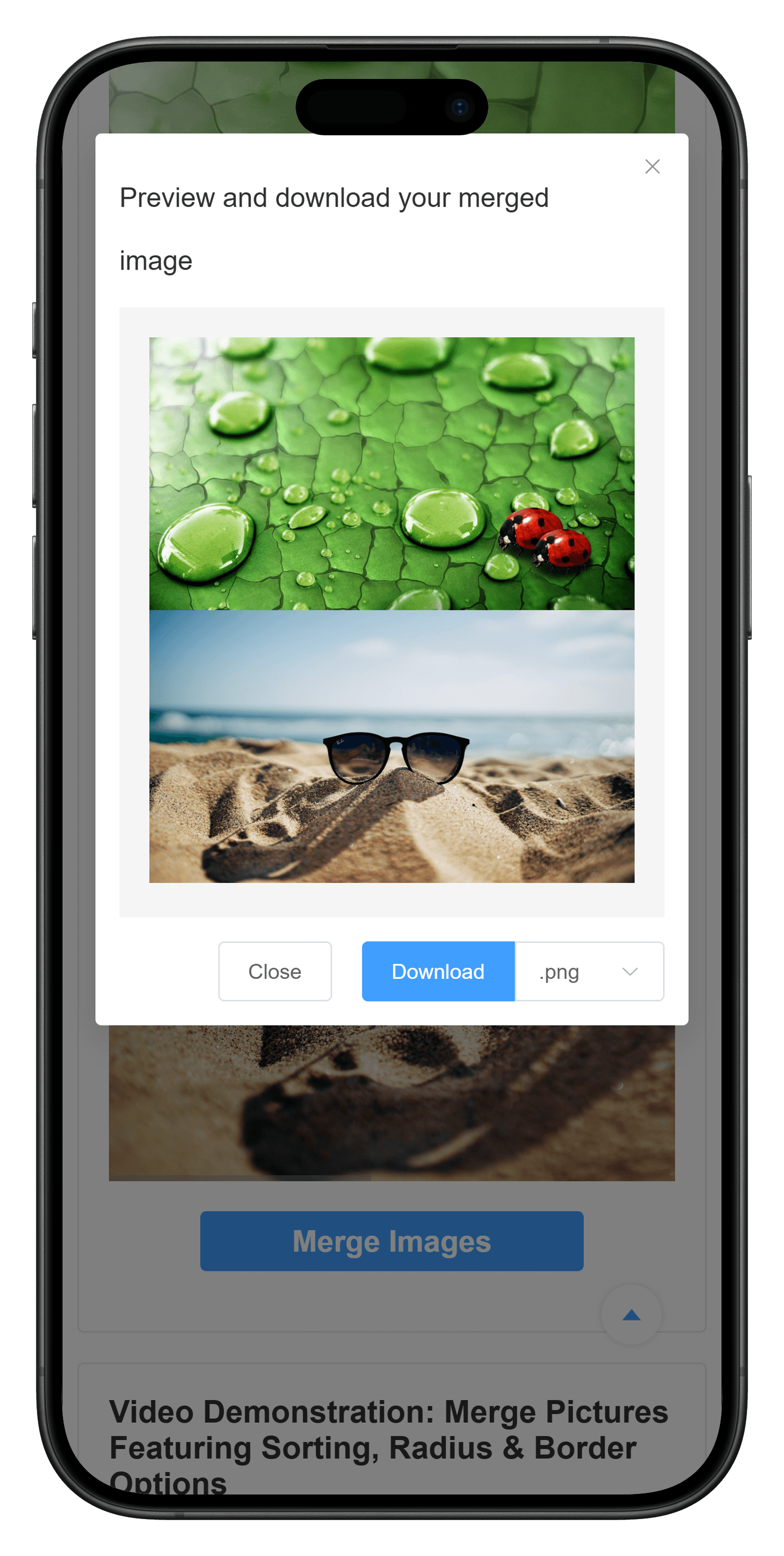 Как объединить фотографии на iPhone онлайн (без приложения)